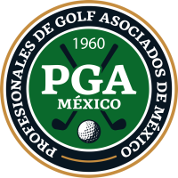 Logotipo de Profesionales de Golf Asociados de México