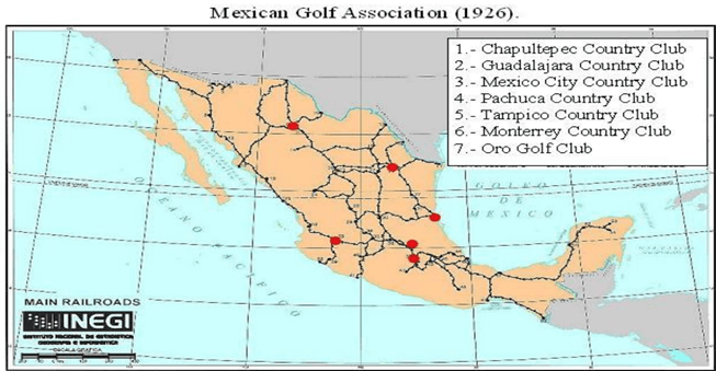 Emblema de la Mexico Golf Association