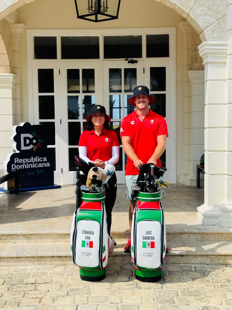 Golfistas de la Selección Nacional Femenil y Varonil de México