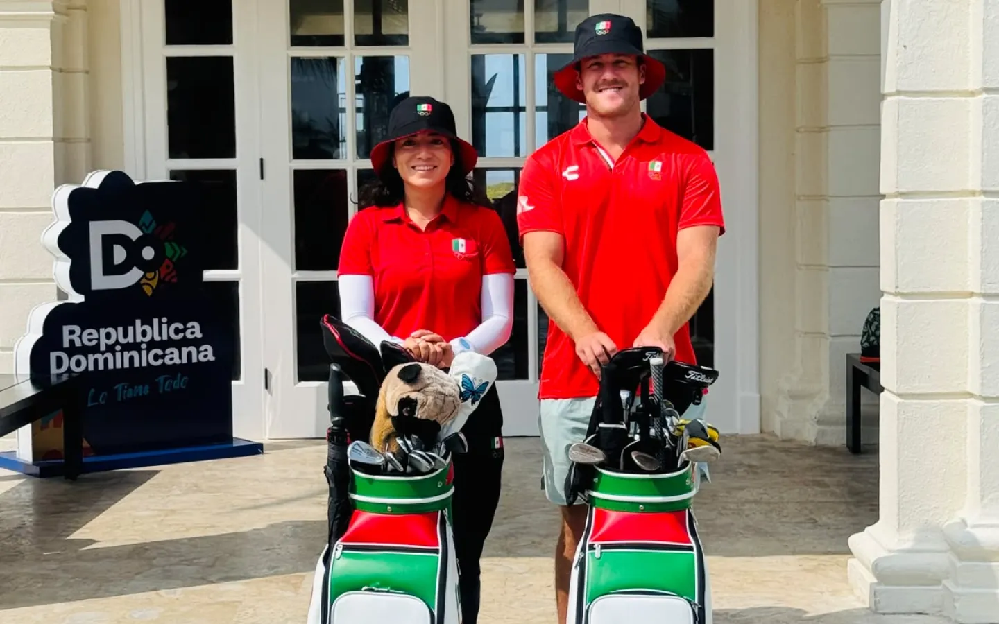 Golfistas de la Selección Nacional Femenil y Varonil de México